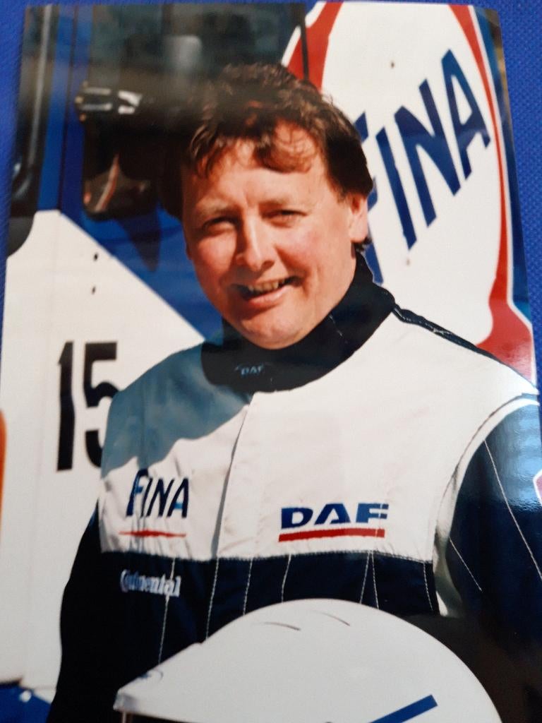 foto teamlid Richard Walker DAF FINA Racing Team 1996 ( +, Ophalen of Verzenden, Zo goed als nieuw, Auto's