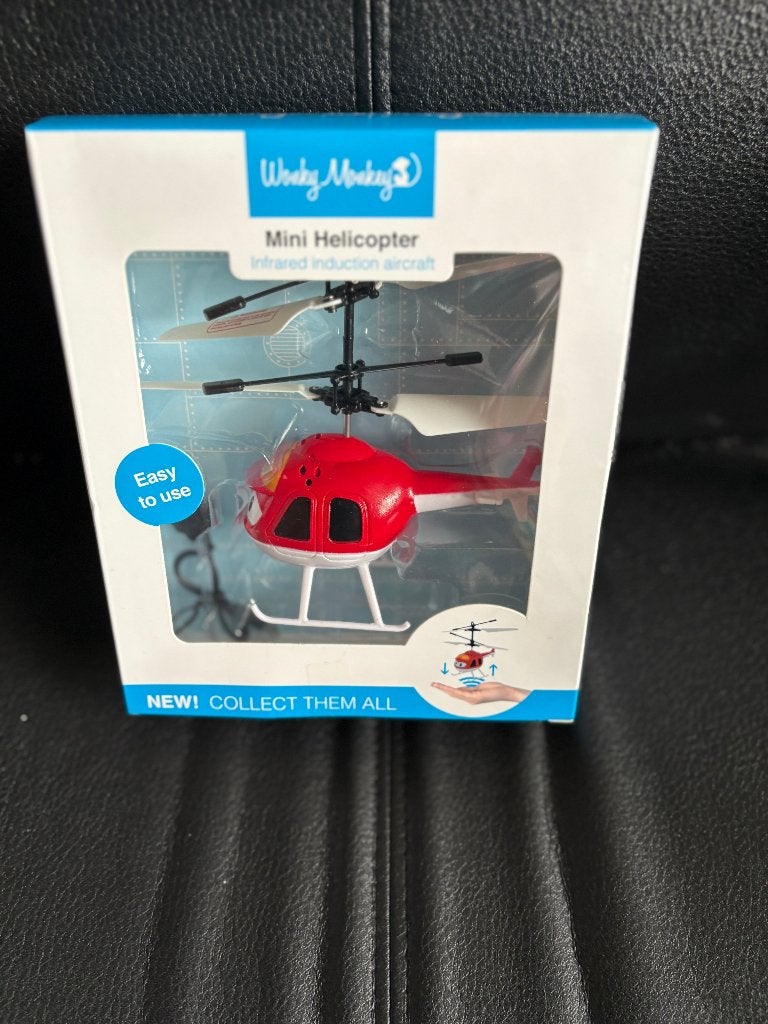 Wonky Monkey Mini Helikopter Infrarood Inductie Vliegtuig, Ophalen of Verzenden, Nieuw, Ongeopend/sealed, Overige typen
