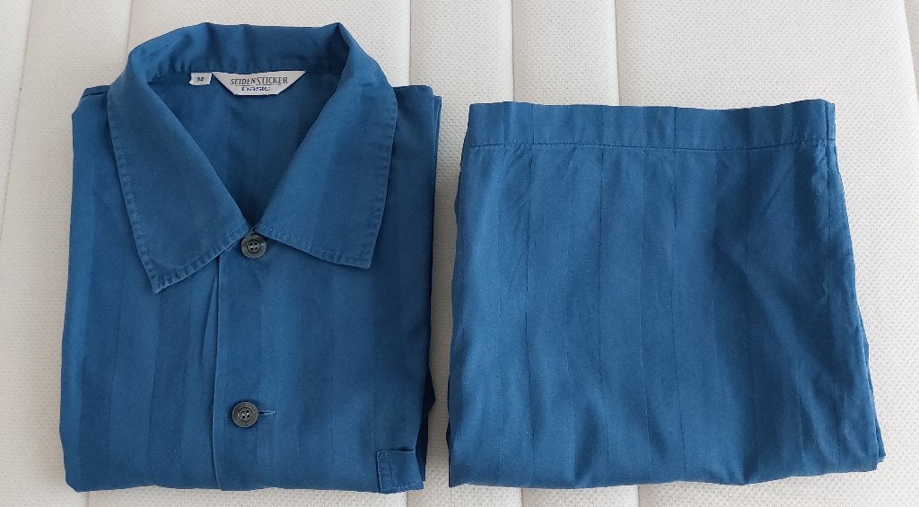 Vintage herenpyjama maat 52, Ophalen, Zo goed als nieuw, Maat 52/54 (L), Seidensticker