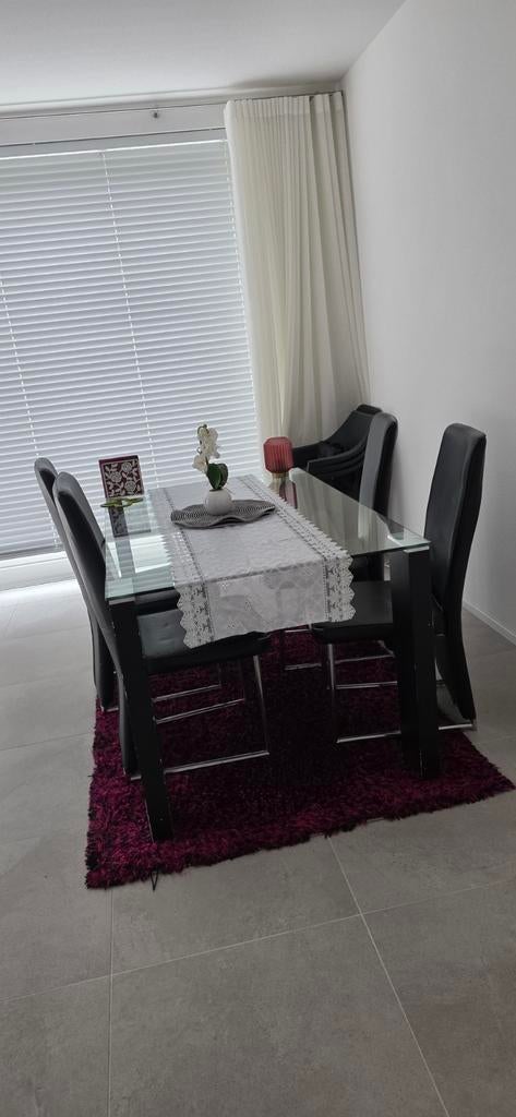 Eettafel met stoelen, Ophalen, Rechthoekig, 50 tot 100 cm