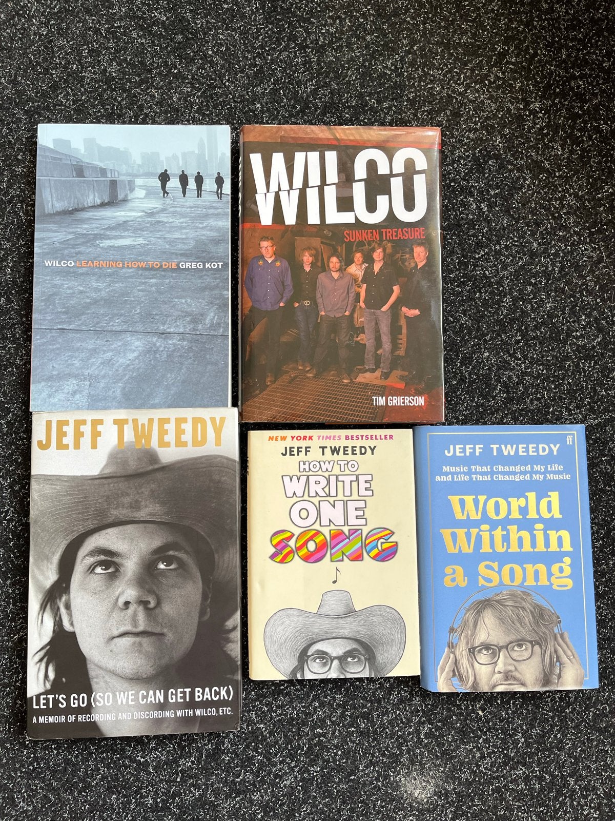 Jeff Tweedy / Wilco boeken collectie – complete set van 5, Ophalen of Verzenden, Zo goed als nieuw, Artiest