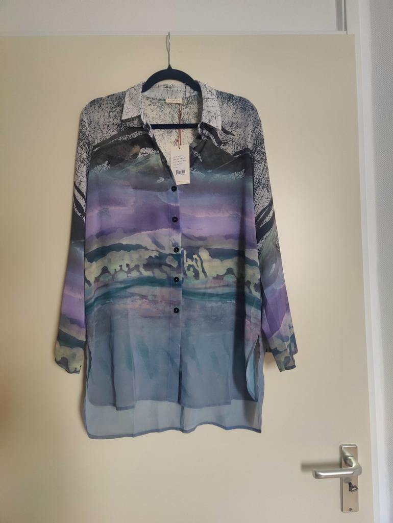 Nūmph blouse met prijskaartje - Nieuw, Maat 38/40 (M), Paars, Nieuw, Ophalen of Verzenden