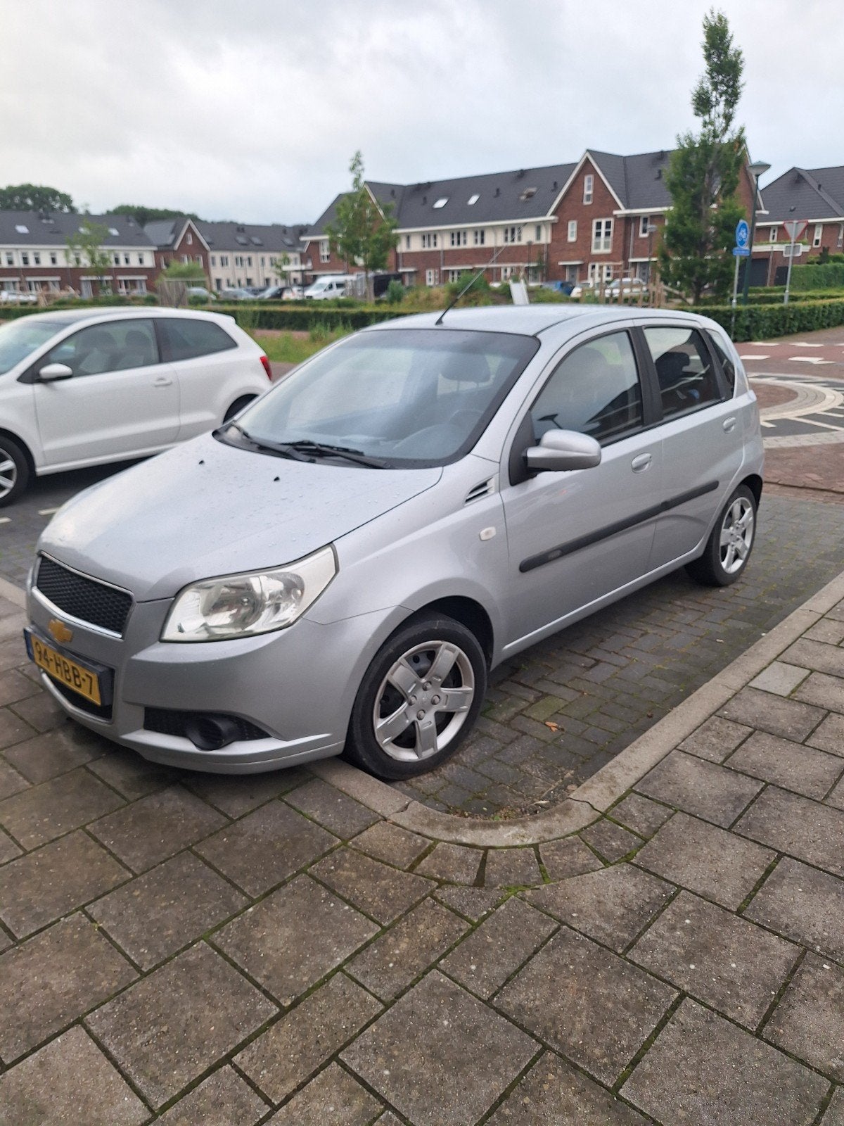 Chevrolet Aveo 1.4 16V 4D 2008 Grijs, Auto's, Voorwielaandrijving, 40 €/maand, Aveo, 400 kg
