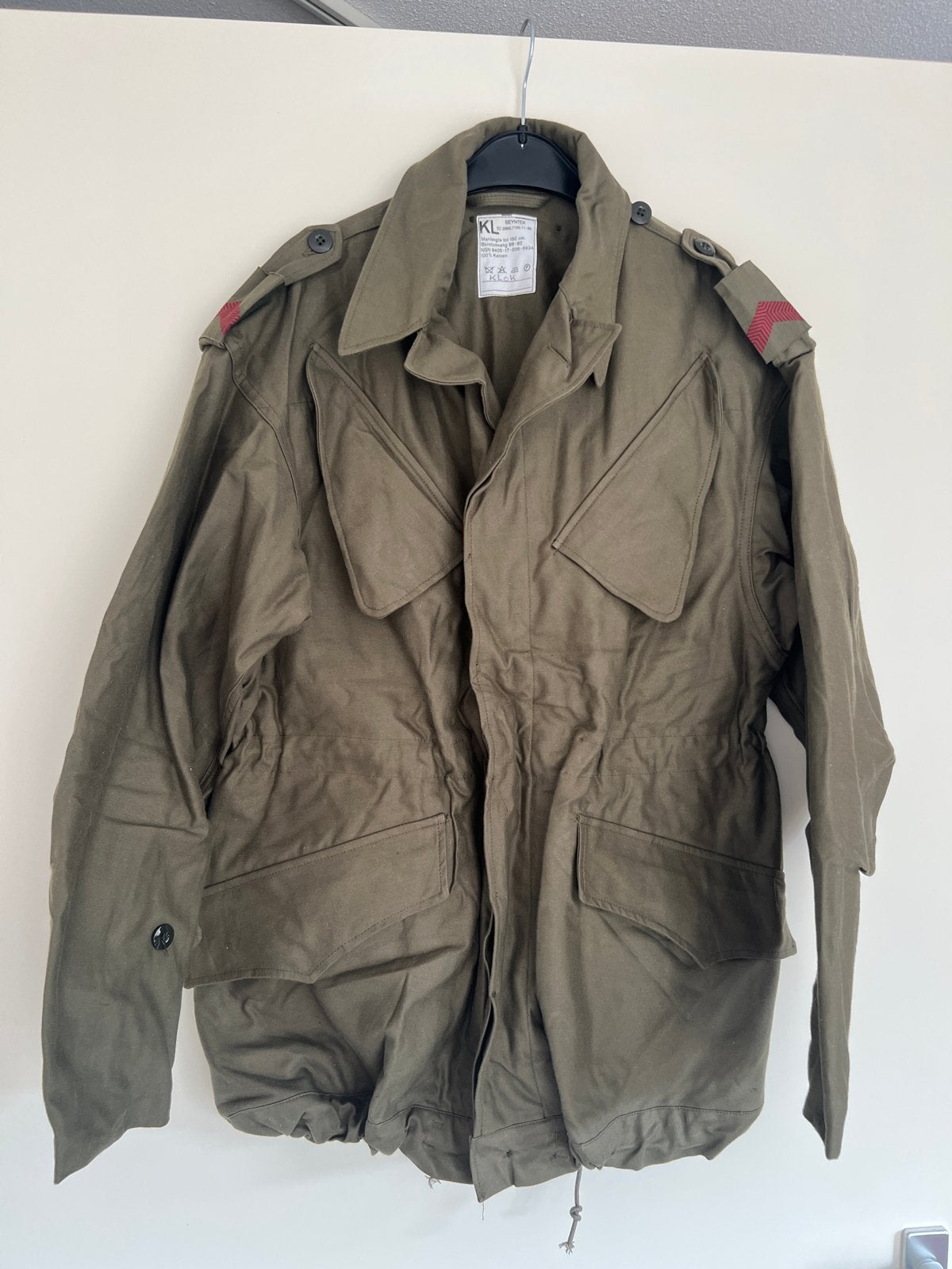 Militaire jas lichting 1989 - Nieuwstaat, Maat L, Ophalen of Verzenden, Landmacht, Nederland, Kleding of Schoenen