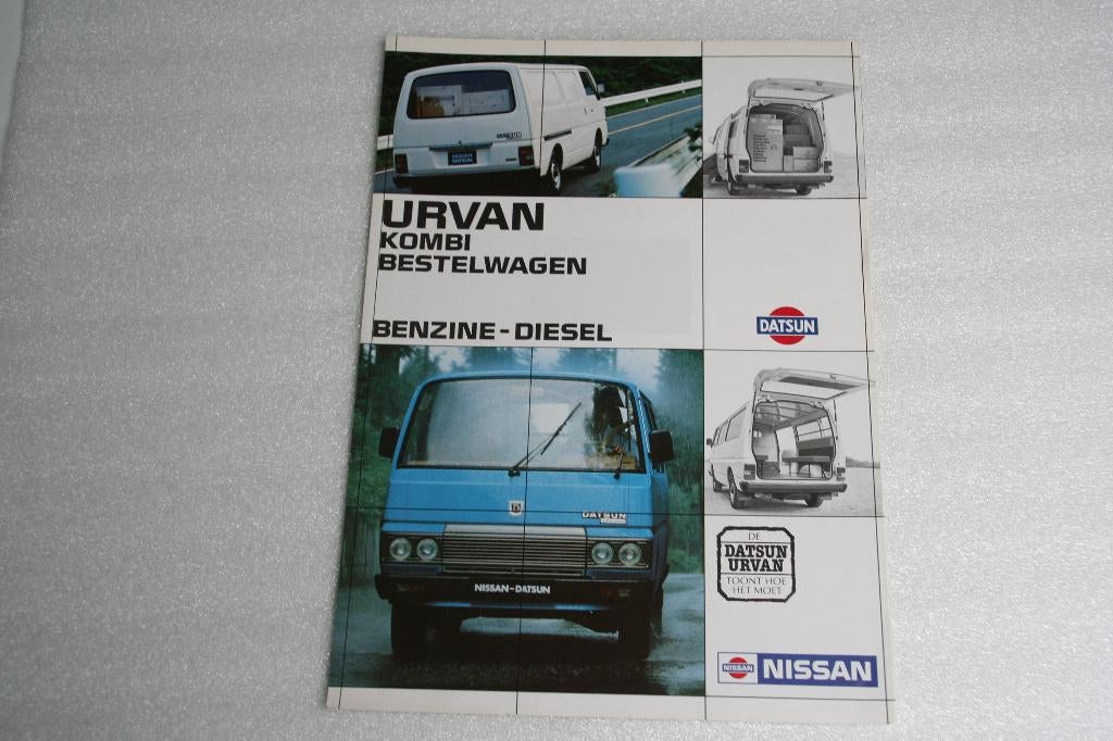 Folder Datsun Urvan (12-1982) (22), Ophalen of Verzenden, Nieuw, Overige merken
