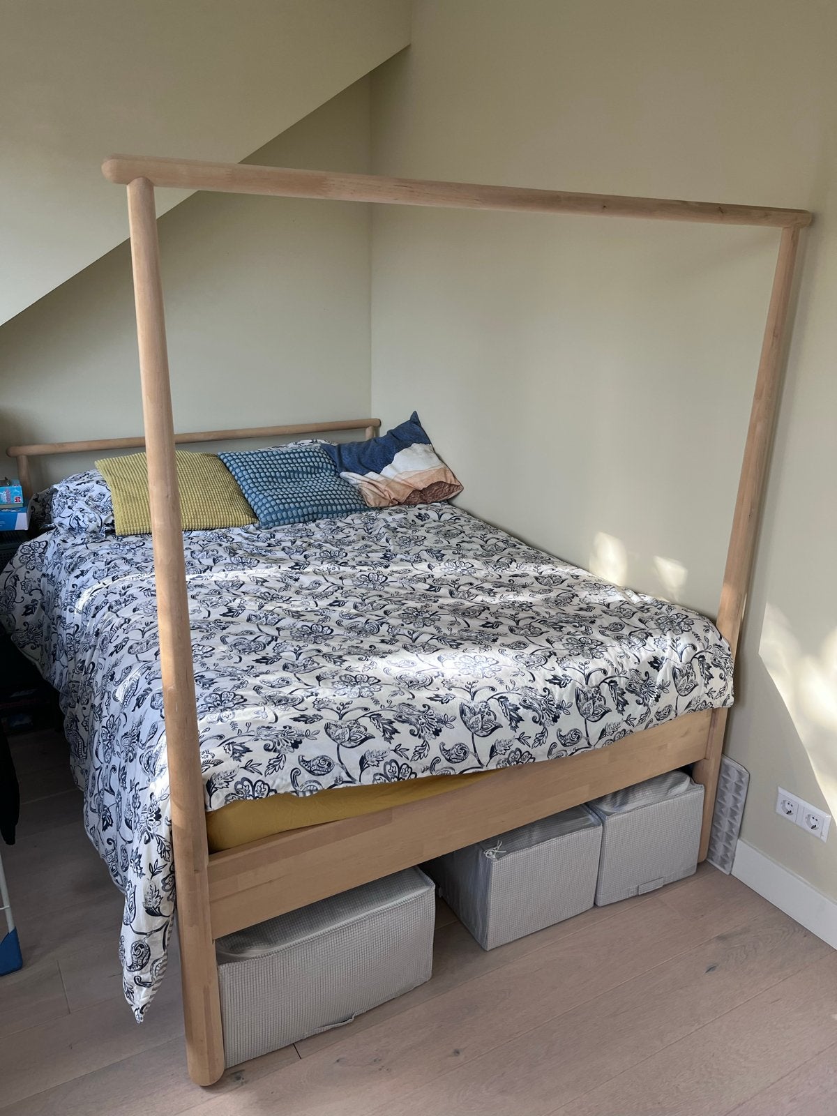 Ikea Gjöra bed 140x200, Huis en Inrichting, Ophalen, Gebruikt, Overige kleuren, Tweepersoons