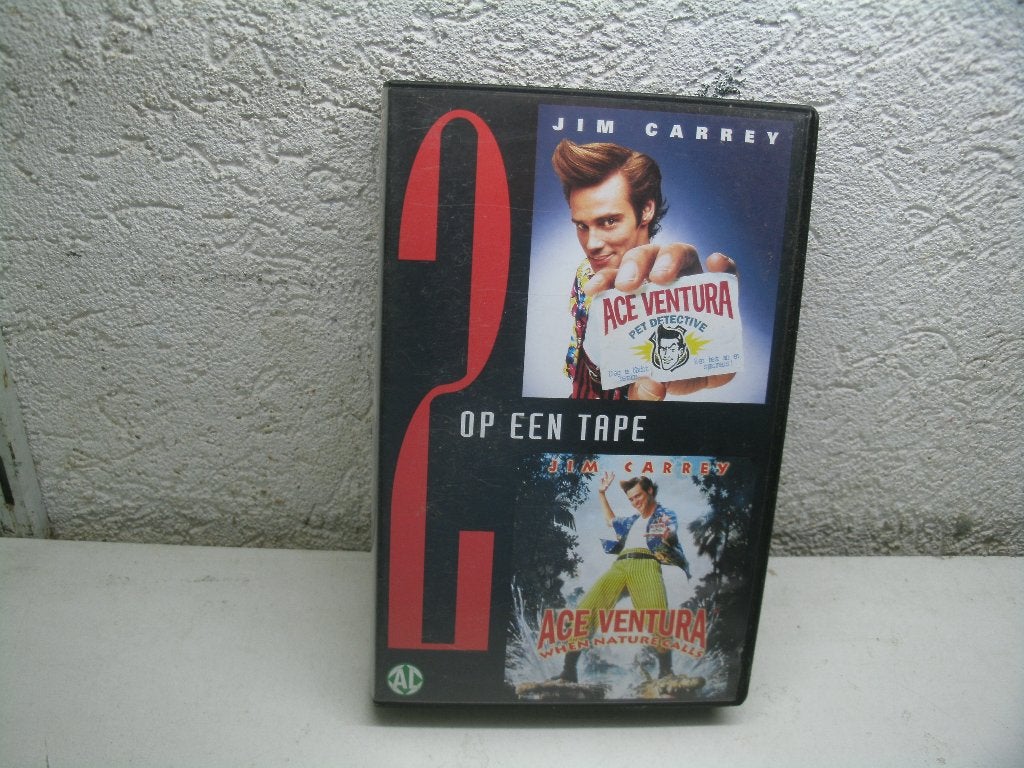 vhs 238b ace ventura + ace ventura when nature, Alle leeftijden, Ophalen of Verzenden, Zo goed als nieuw, Komedie