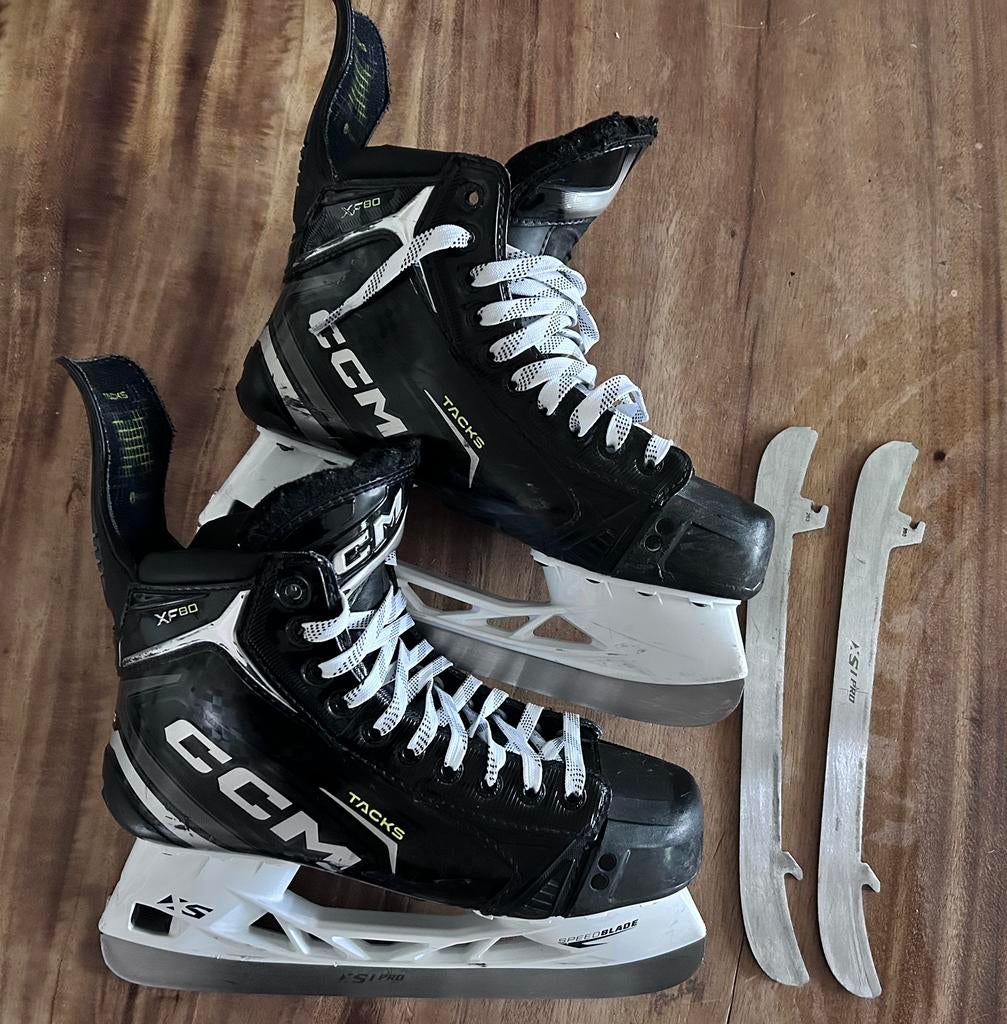 CCM Tacks XF80 ijshockeyschaatsen, Ophalen, Zo goed als nieuw, IJshockeyschaatsen, Overige merken