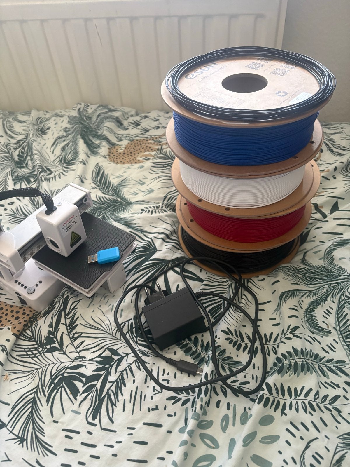 Zo goed als nieuwe 3D printer met diverse rollen filament, Ophalen of Verzenden, Zo goed als nieuw, Filament