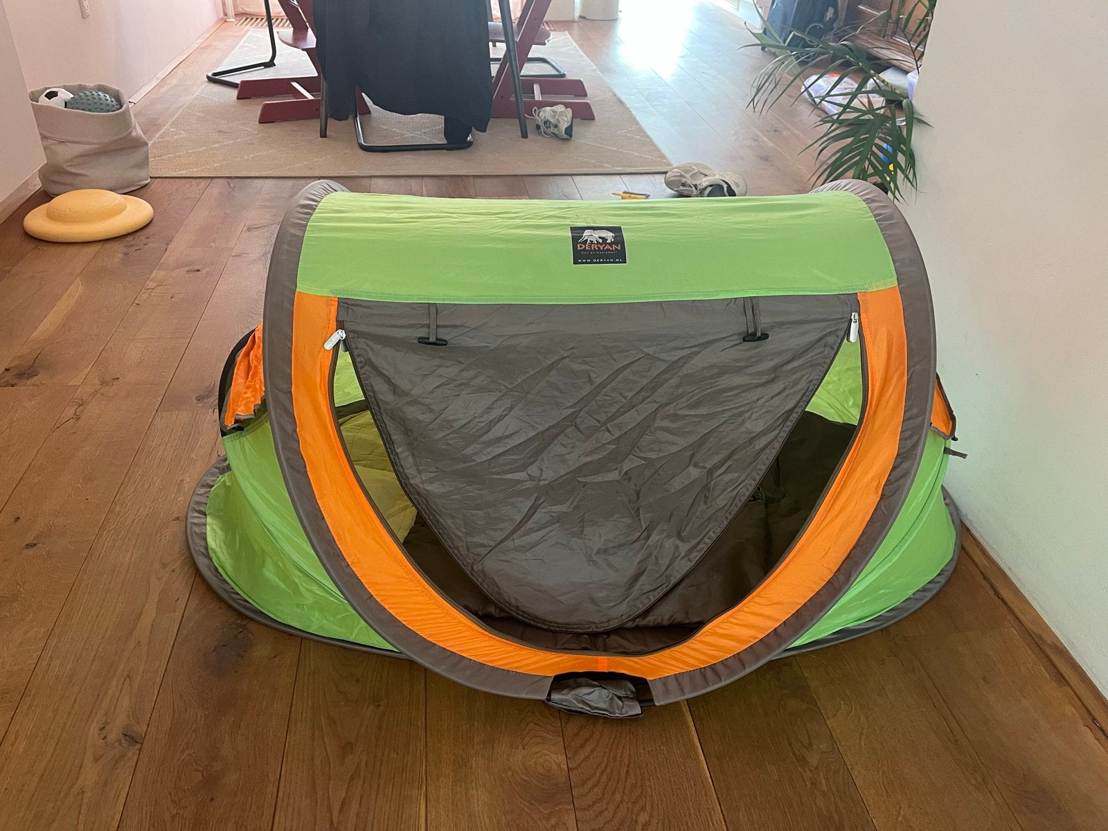 Deryan peuter tent met slaapzak, Ophalen, Gebruikt, Tot en met 2