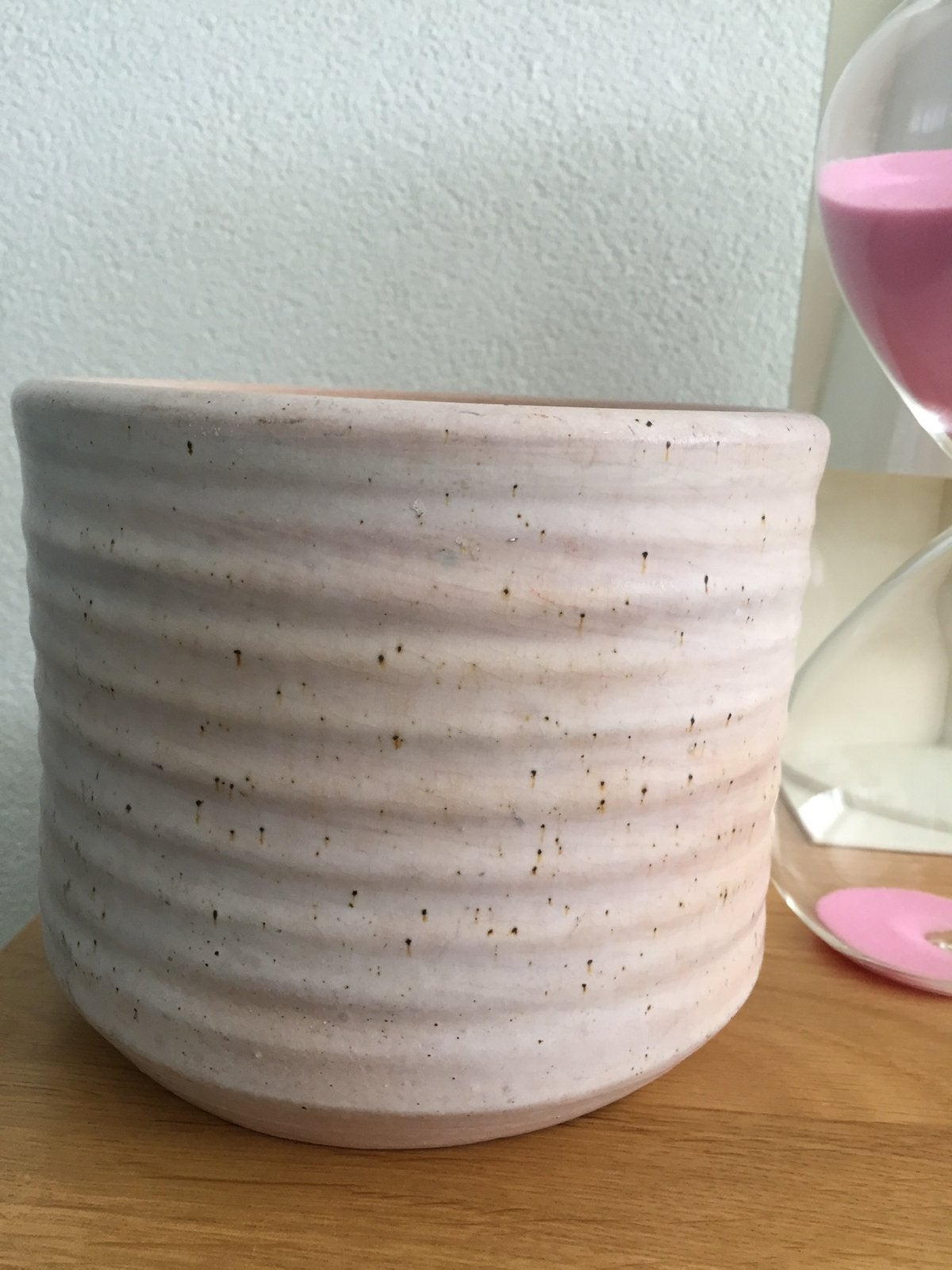 Bloempot / Plantenpot / Licht Rosé, Ophalen of Verzenden, Halfschaduw, Minder dan 100 cm