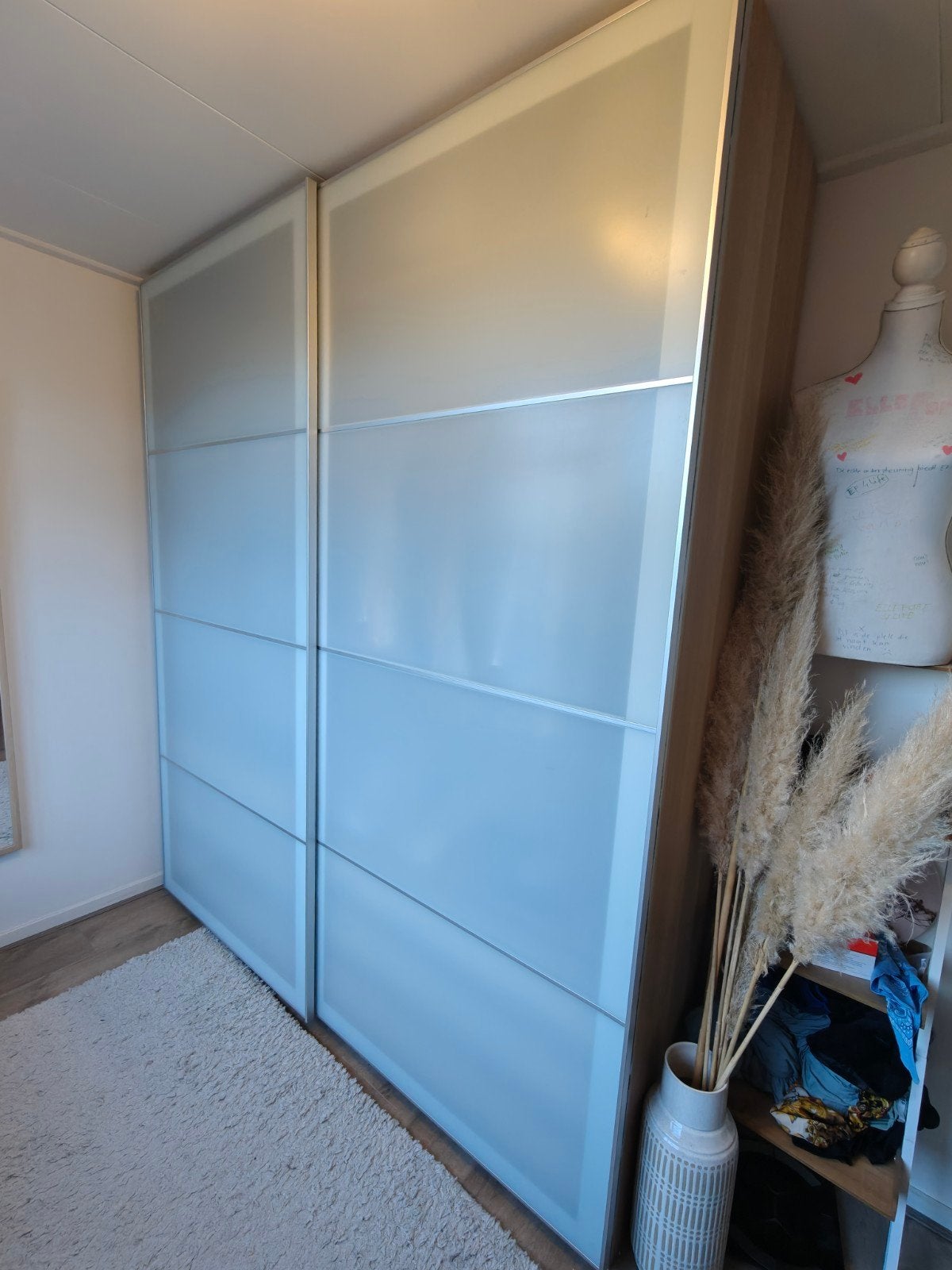 Schuifdeuren Ikea Pax, Ophalen, Gebruikt, 200 cm of meer, Glas