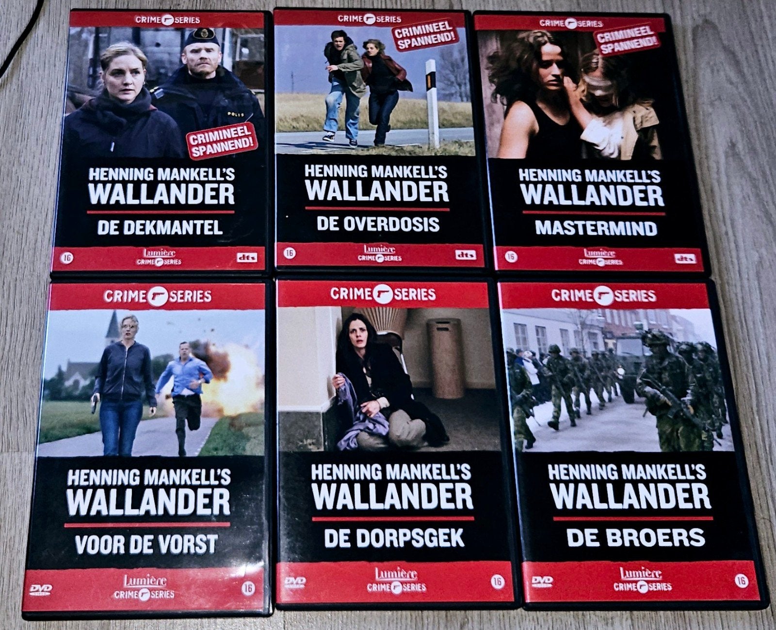 Henning Mankell's Wallander Crime Series DVD Boxset, Gebruikt, Vanaf 16 jaar, Nederlands, Detective en Krimi