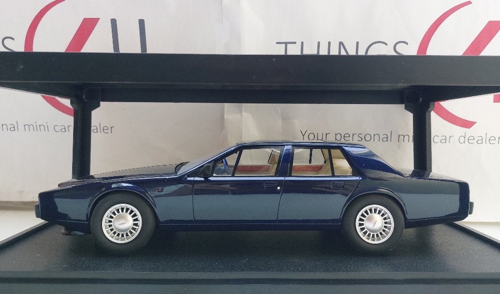 Cult Scale Aston Martin Lagonda S2 de 1990 royal blue nieuw, Ophalen of Verzenden, Nieuw, Auto, Overige merken
