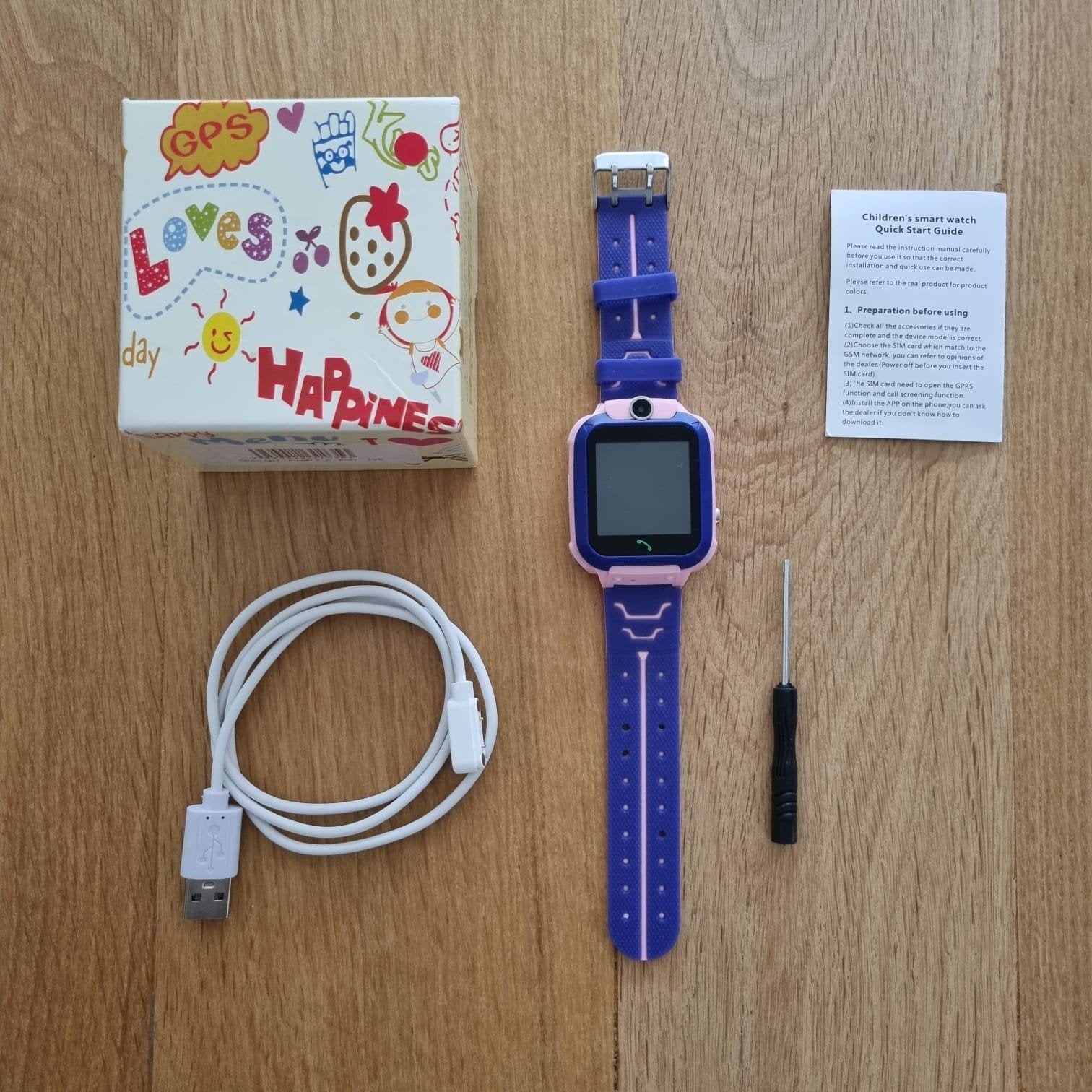 Kinder Smartwatch met GPS, belfunctie en camera, Ophalen of Verzenden