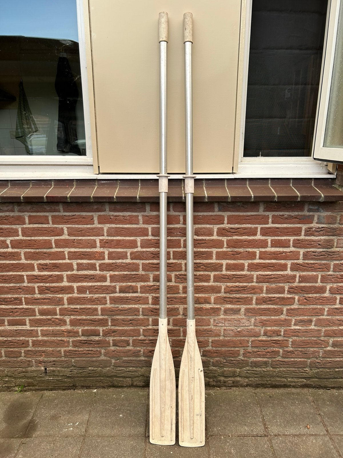 Roeispanen Aluminium 200cm, Watersport en Boten, Ophalen, Zo goed als nieuw