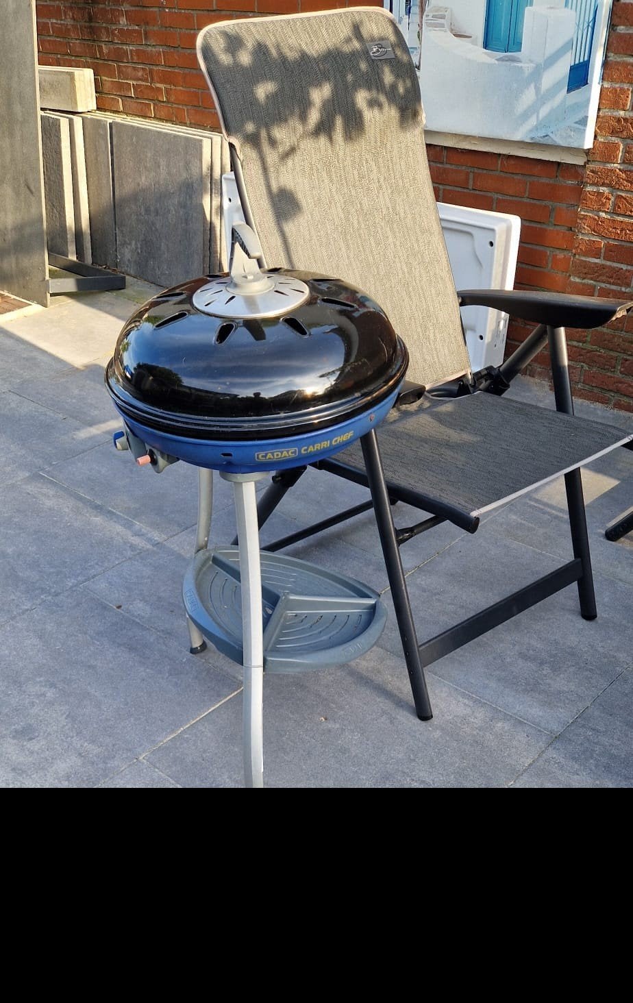 Cadac Carri Chef 2 Skottelbraai - Poot defect, Tuin en Terras, Gasbarbecues, Gebruikt, Ophalen