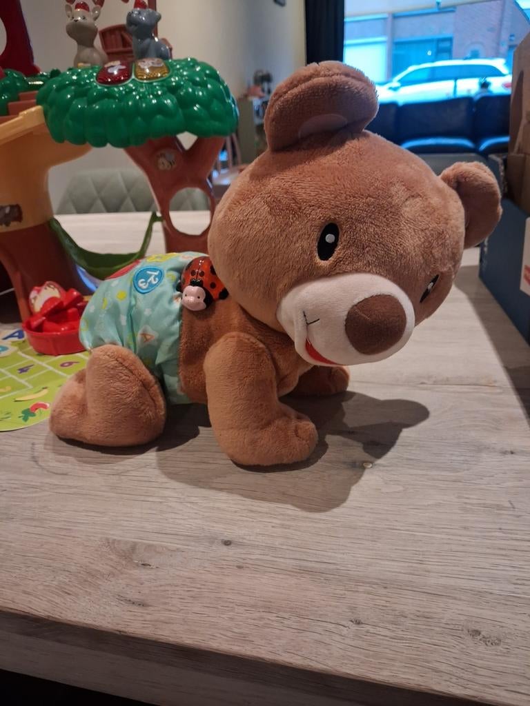VTech Kruip en Leer Beer - Interactief Speelgoed, Overige merken, Beer, Ophalen of Verzenden, Zo goed als nieuw