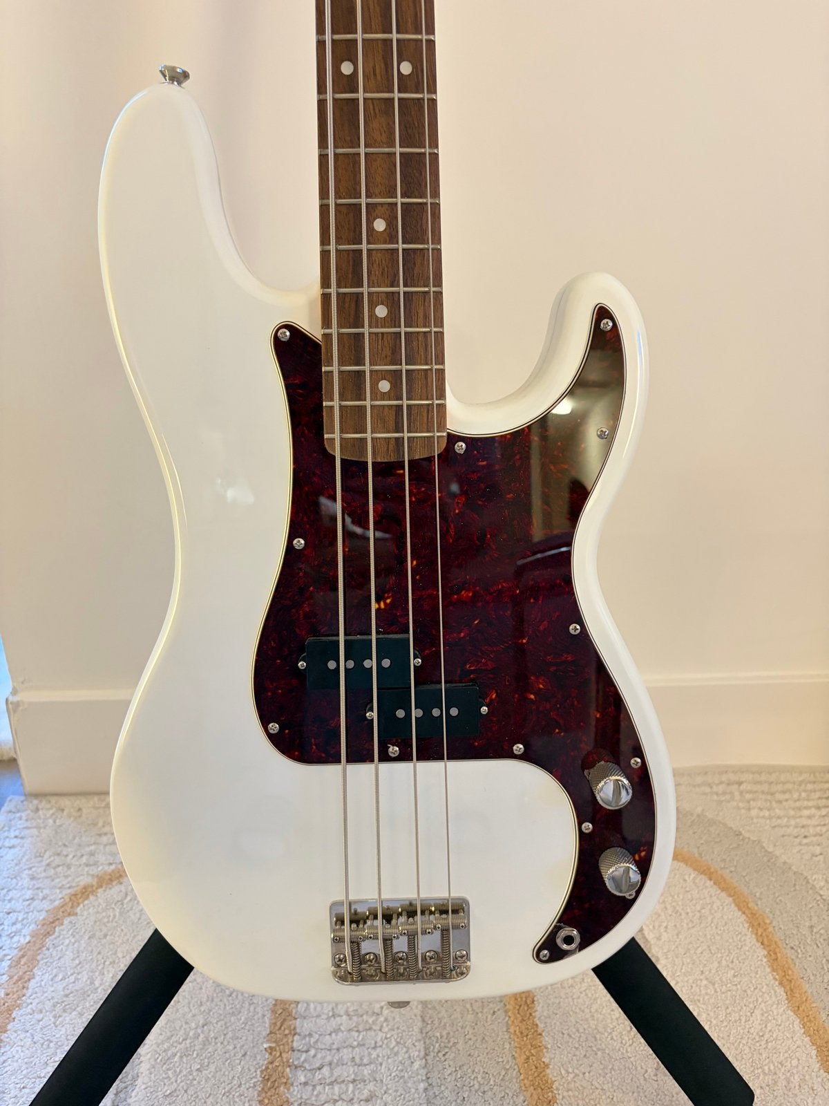 Squier Classic Vibe 50s P-Bass + gigbag, Ophalen, Zo goed als nieuw, Elektrisch