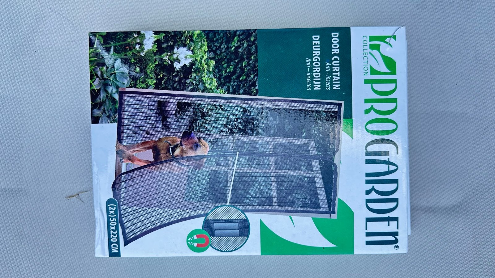 Hordeur ProGarden 50x220 cm - Anti-insecten, Kunststof, 80 tot 100 cm, 215 cm of meer, Hordeur