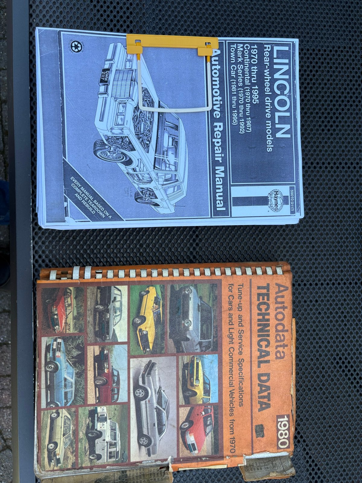 Autodata Technische Gegevens 1980 & Lincoln Werkplaatshandbo, Ophalen of Verzenden, Gelezen, Algemeen