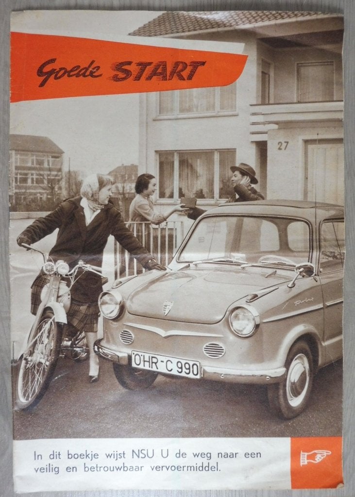 Originele NSU Prinz Auto en motorblad "Goede START" 1959, Verzenden, Gelezen, Algemeen
