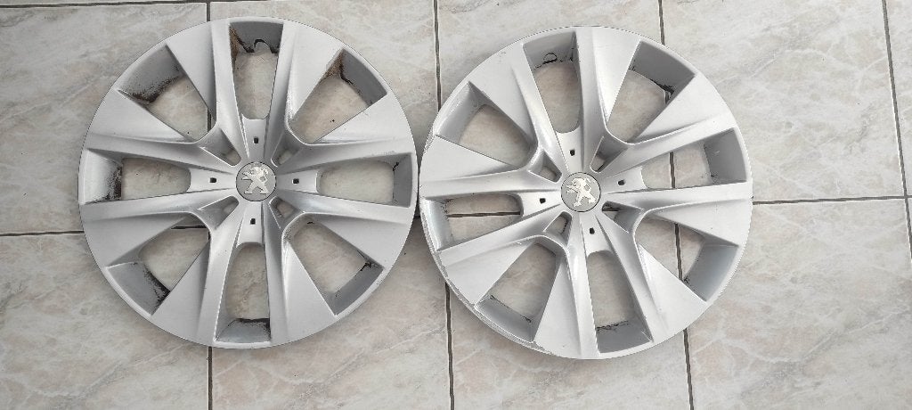 Wieldoppen wieldeksel Peugeot 15 INCH, Auto diversen, Wieldoppen, Ophalen of Verzenden, Gebruikt