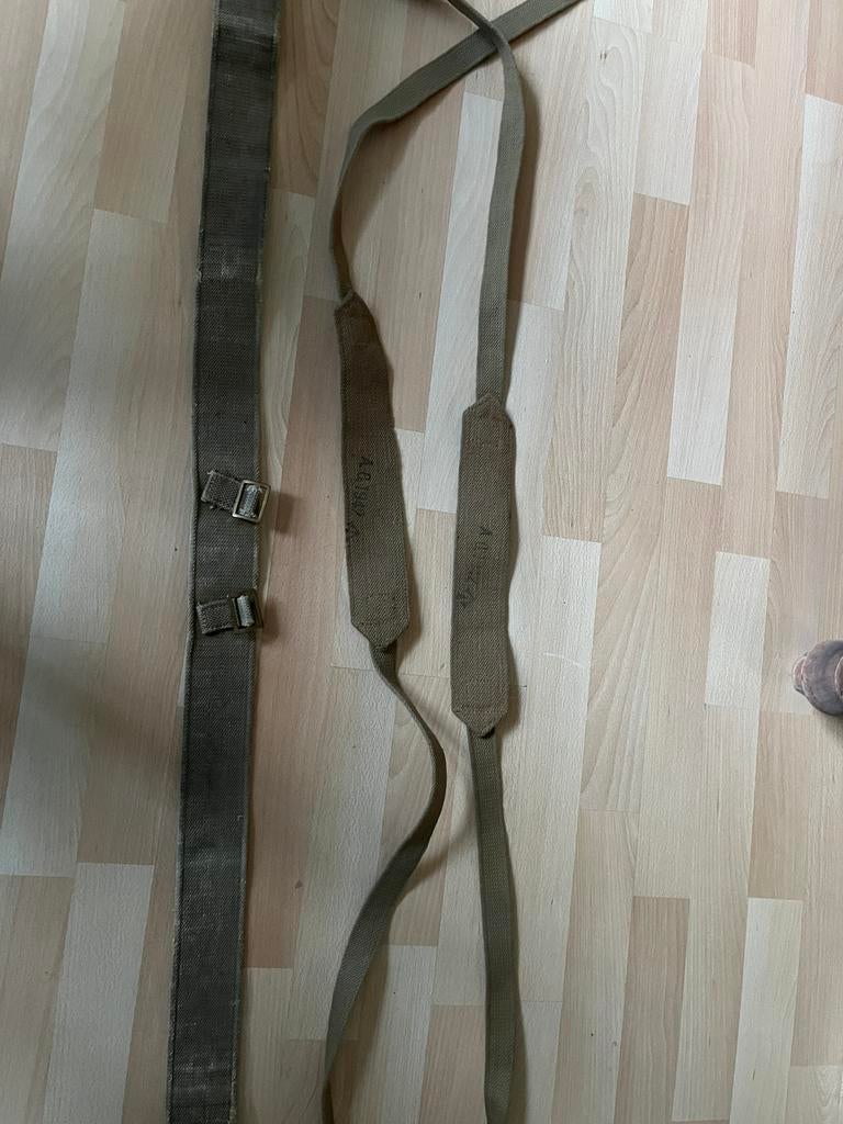 Brits wo2 ww2 webbing lot, Ophalen of Verzenden, Engeland, Embleem of Badge