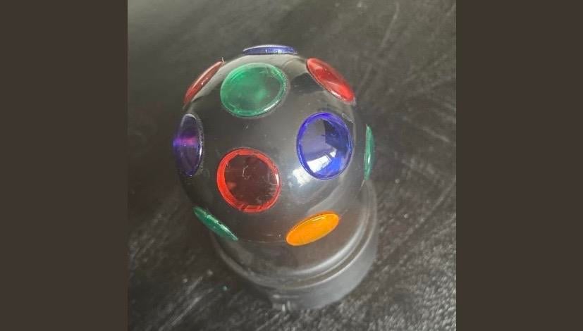 Discolamp met licht en beweging, Ophalen, Gebruikt, Discobol, Kleur