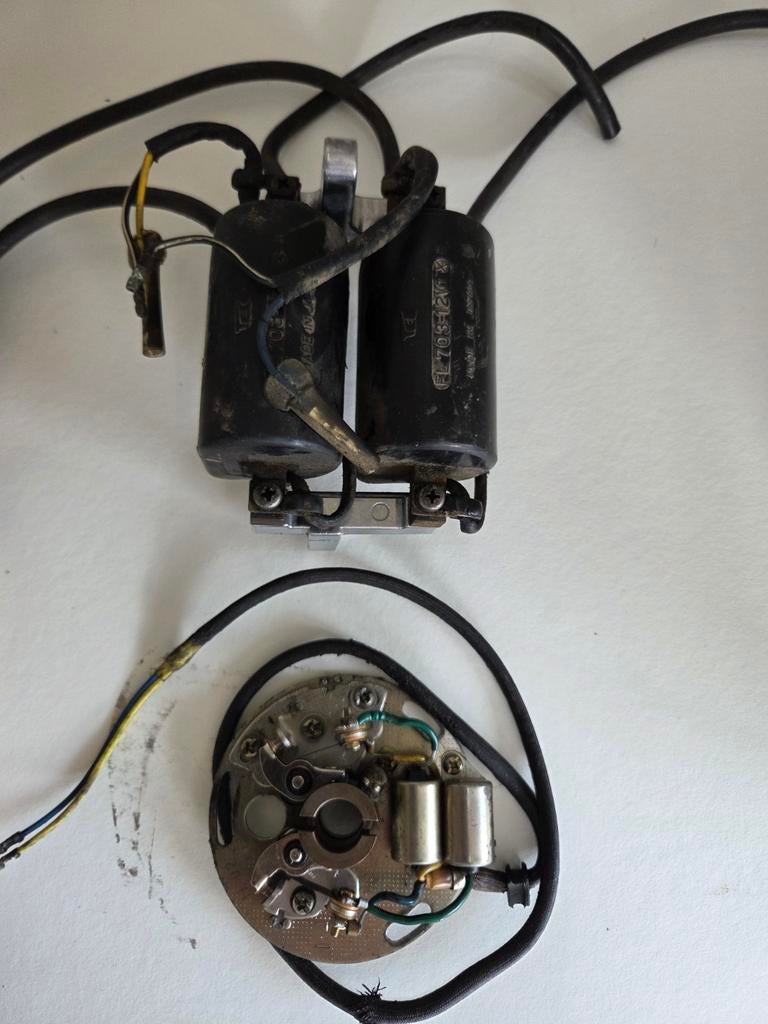 Honda cb oltimer  ontsteking, Ophalen