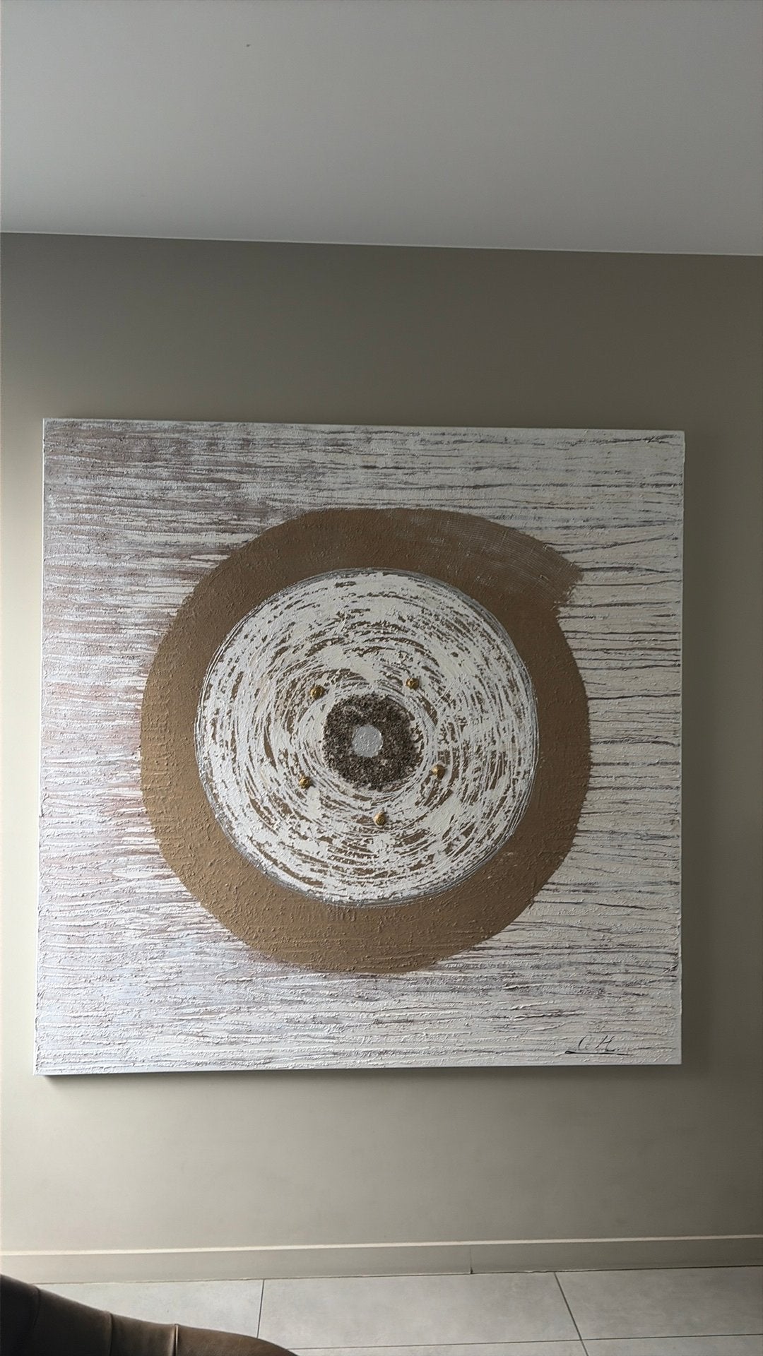 Schilderij 200 x 200, Ophalen, Zo goed als nieuw
