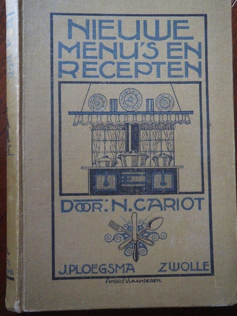 Nieuwe menu's en recepten bewerkt door N Cariot, Zo goed als nieuw, N Cariot, Europa, Tapas, Hapjes en Dim Sum