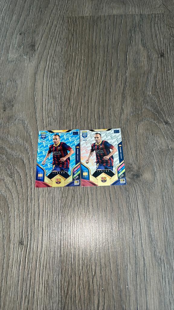 Fifa 365 PANINI - Iniesta (FAN40), Ophalen, Zo goed als nieuw, Buitenlandse clubs, Poster, Plaatje of Sticker