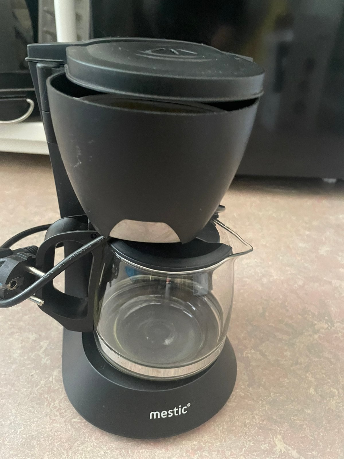 Mestic koffiezetapparaat! Kleintje voor evt. op de camping., Ophalen, Gebruikt, Koffiemachine, Gemalen koffie
