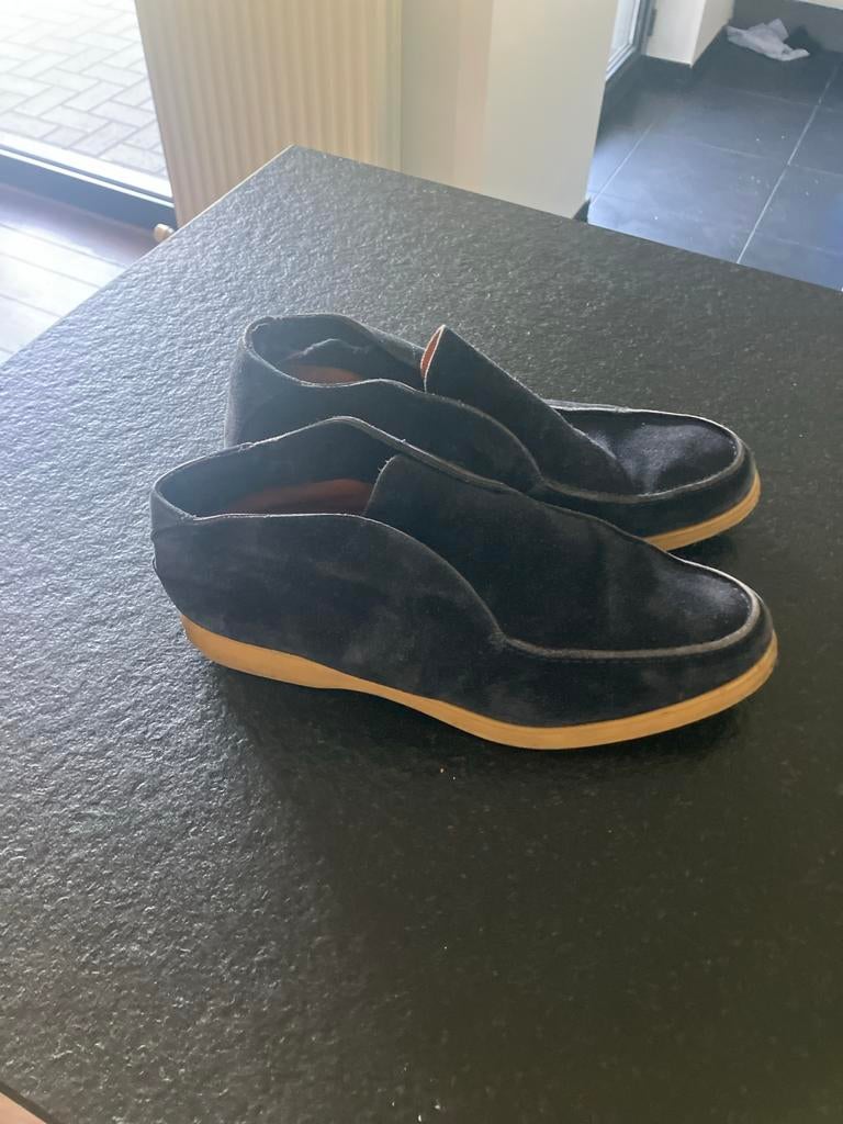 Adrea Ventura Loafers Maat 43, Kleding | Heren, Schoenen, Ophalen of Verzenden, Gedragen, Zwart, Loafers