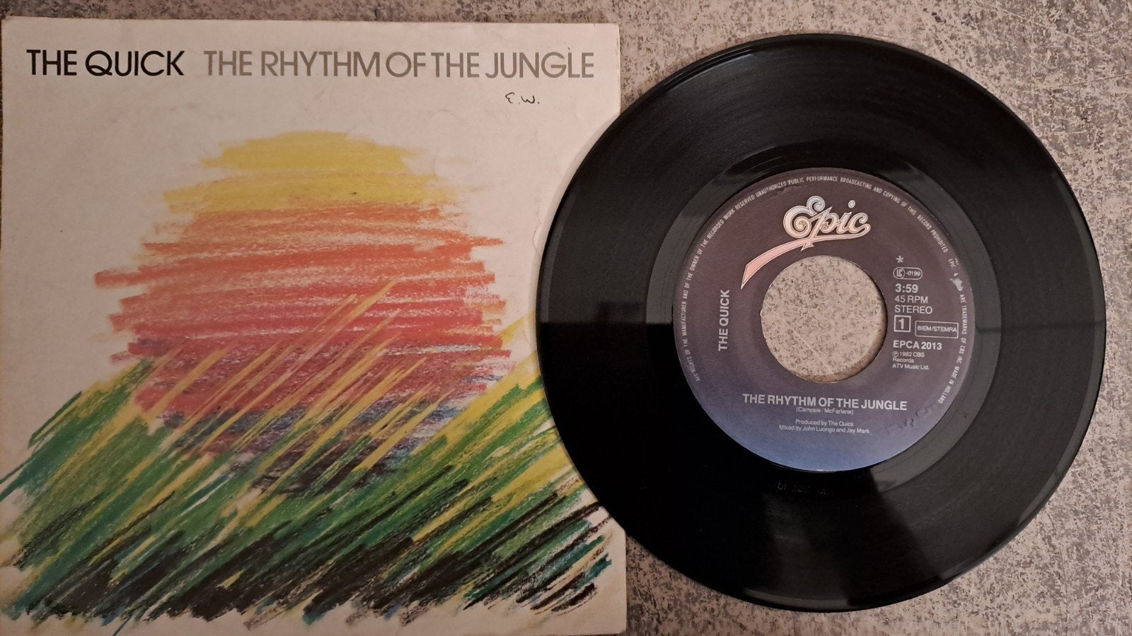 the Quick  - the rhythm of the jungle, Gebruikt, 7 inch, Pop, Fotohoes