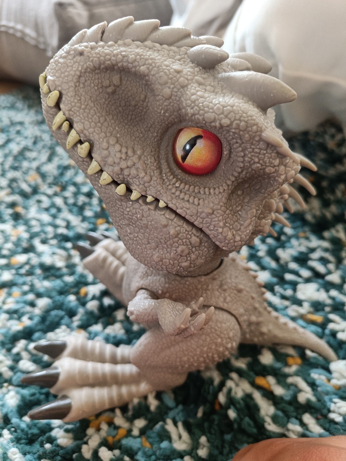 Dinosaurus speelgoed met geluid en lichtgevende ogen, Ophalen of Verzenden, Gebruikt