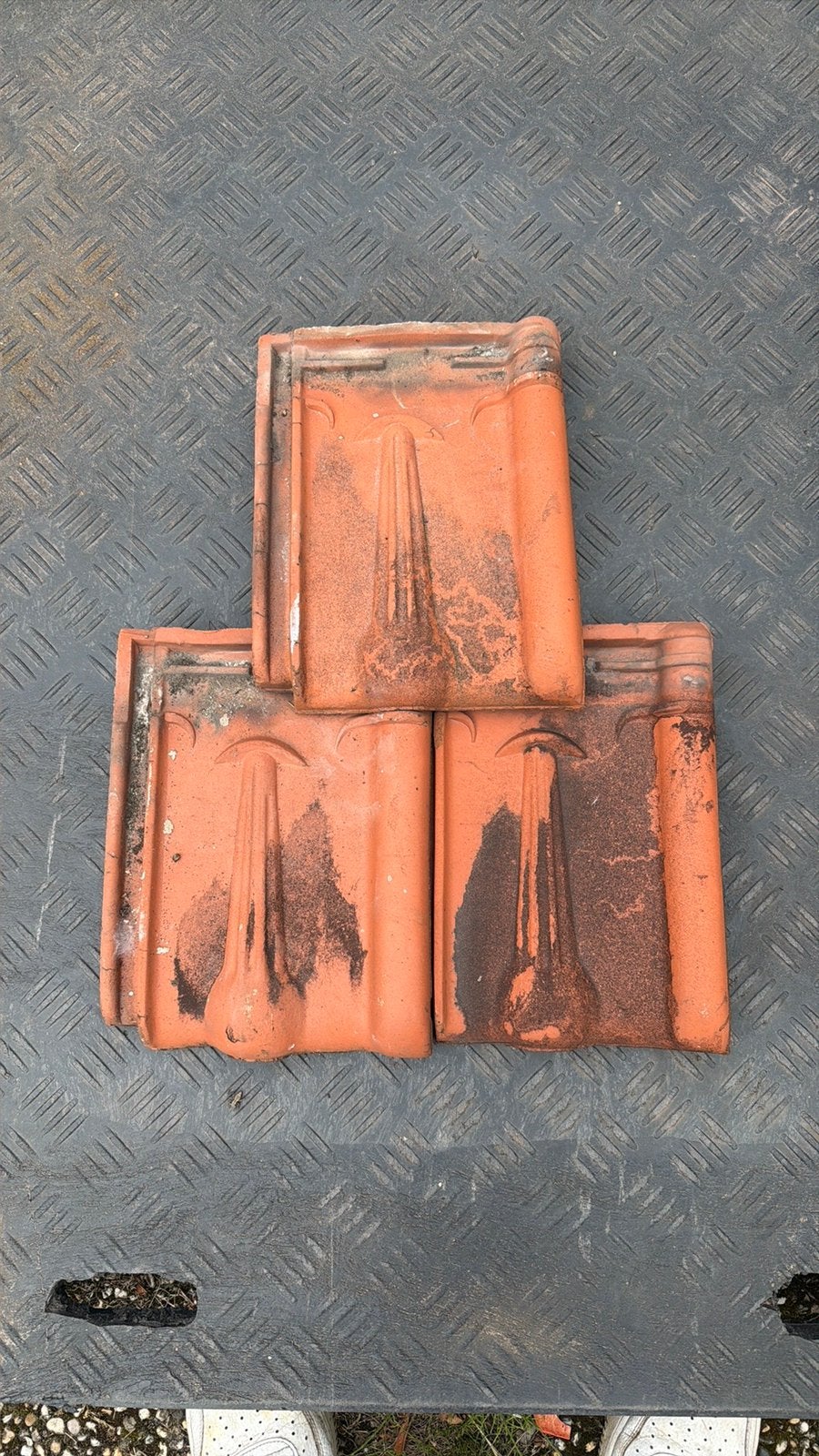 Oranje kruispan gebr teeuwen, Ophalen, Gebruikt, Steen of Klei, 15 m² of meer