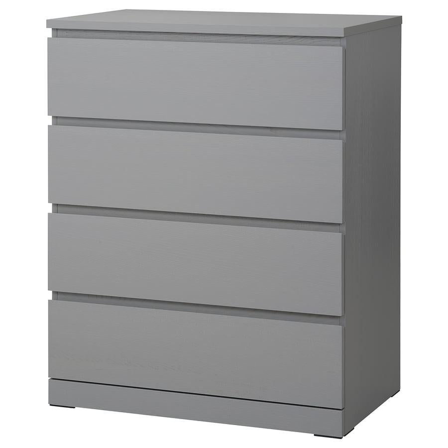 IKEA MALM ladekast grijs met 4 lades - Nieuw in doos, Ophalen, 100 tot 150 cm, Nieuw, 50 tot 100 cm