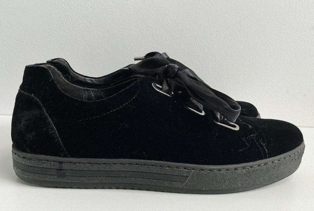 Gabor fluweel sneakers maat 39,5 G, Zwart, Gabor, Ophalen of Verzenden, Sneakers of Gympen