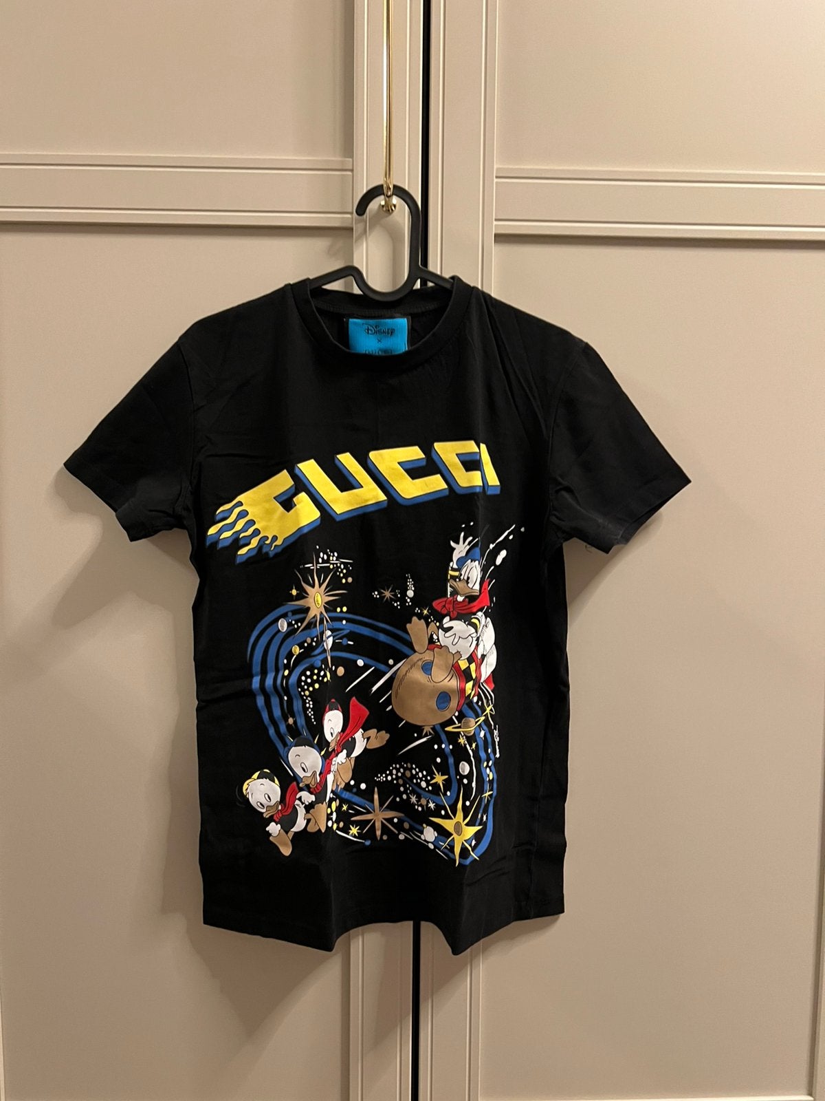 T-shirt gucci shirt designer M print heren dames unisex, Zwart, Nieuw, Ophalen of Verzenden, Korte mouw