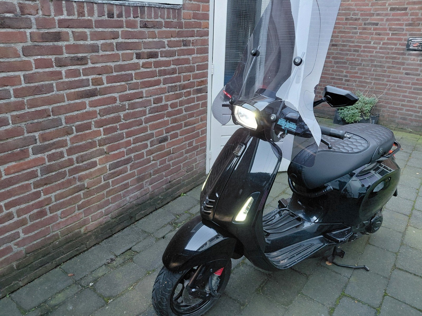 Vespa Sprint Trip X 2018 - Zwart, Ophalen, Gebruikt, Overige modellen, Maximaal 45 km/u