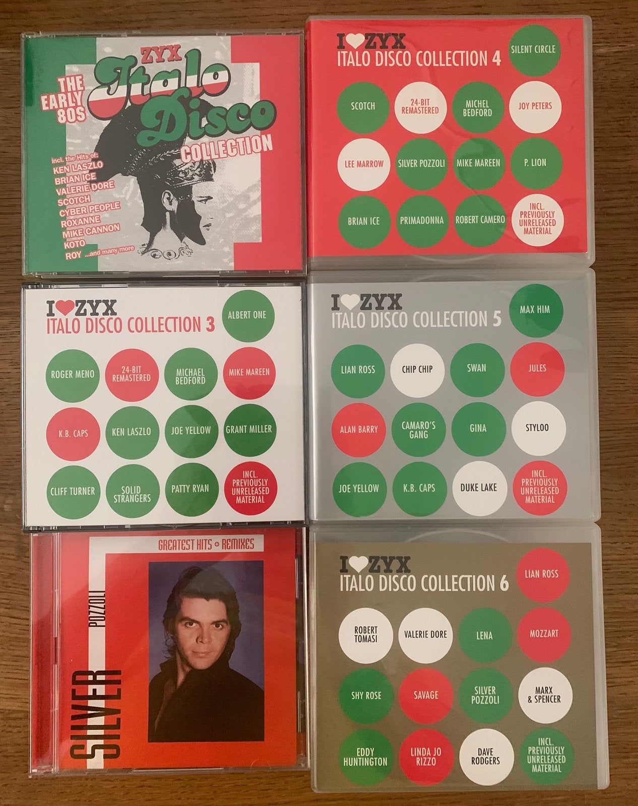 Italo Disco Collection 3,4,5 & 6 early 80s Silver Pozzoli, Boxset, Ophalen of Verzenden, Zo goed als nieuw, Disco