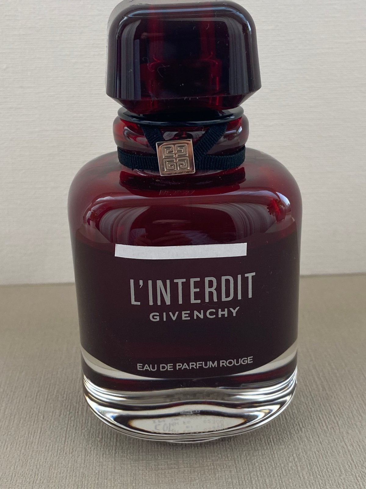 GIVENCHY L’INTERDIT ROUGE EAU DE PARFUM 70 / 80 ML., Ophalen of Verzenden, Zo goed als nieuw
