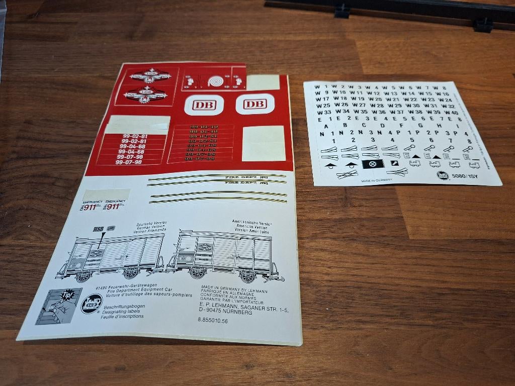 LGB - Stickervellen, Hobby en Vrije tijd, Gelijkstroom, Overige typen, Nieuw, Ophalen of Verzenden