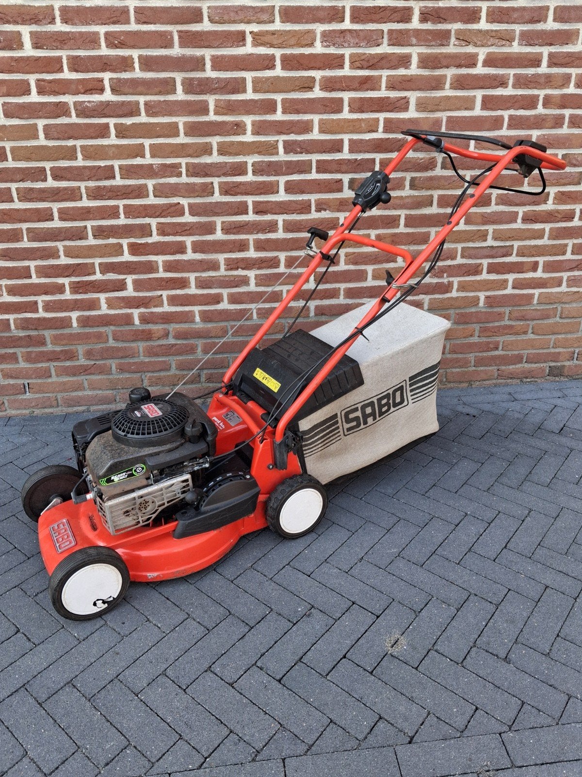 Sabo grasmaaier, Ophalen, Cirkelmaaier, Gebruikt, 30 t/m 39 cm