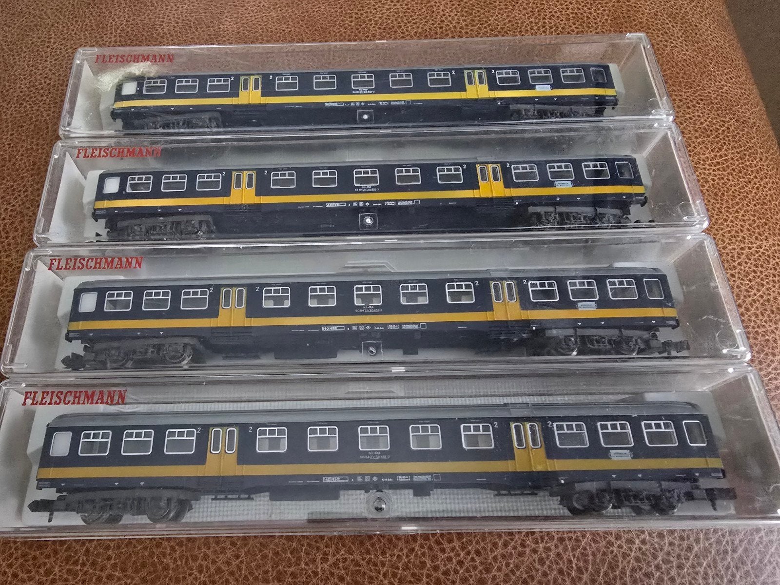 Fleischmann 8155 spoor N NS rijtuigen 4x, Hobby en Vrije tijd, Modeltreinen | N-Spoor, Ophalen of Verzenden