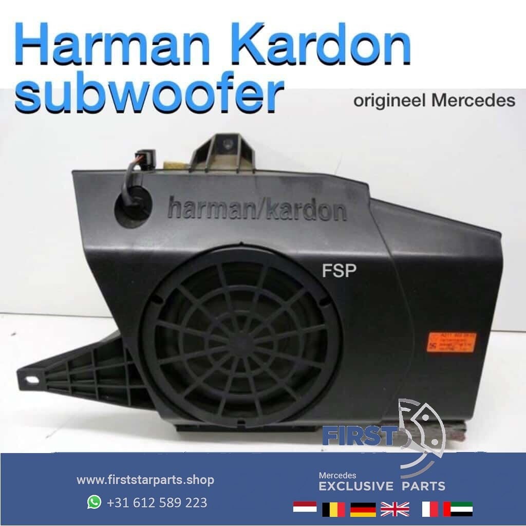 W204 W212 W207 C63 E63 AMG SUBWOOFER Mercedes C E Klasse HAR, Ophalen of Verzenden, -, -, -