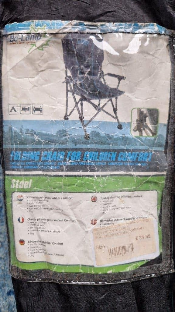 Campingstoel kind, Caravans en Kamperen, Ophalen, Gebruikt, Campingstoel