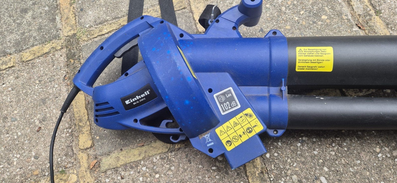 Einhell bladblazer/zuiger - Opvangzak ontbreekt, Ophalen, Gebruikt, Handgedragen, Einhell